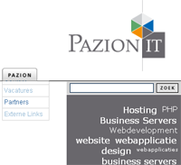 Pazion IT zet partners op de website